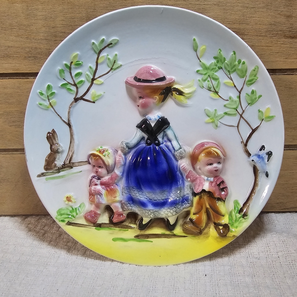 3-D Decorative wallplate 8"
